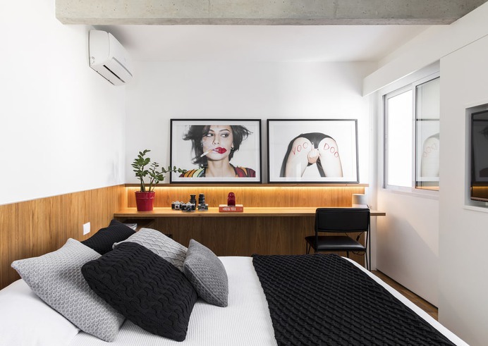 Jardins Apartment by David Ito Arquitetura