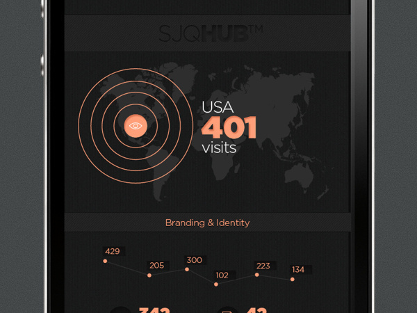 SJQHUB™ Visual Data on Behance #hub #iconset #ux #infographics #icons #ui #iphone #info #studio #studiojq #graphics #colour