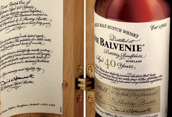 The Balvenie Forty whiskey packaging #packaging #wood #whiskey