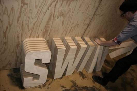 Seesaw Design's Photos - Swindle signage construction (8) #signage #identity #branding #retail