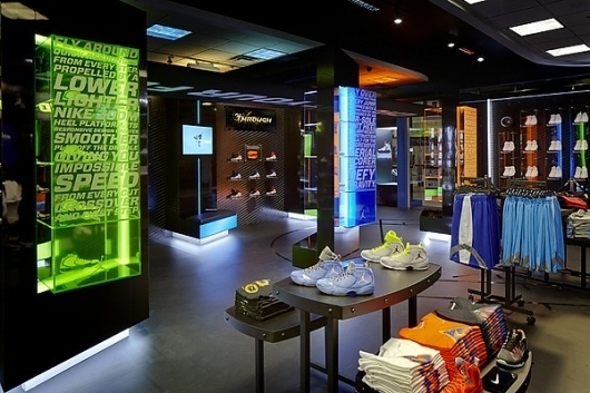Nike Jordan 2012 #branding #design #application #set #environmental #typography