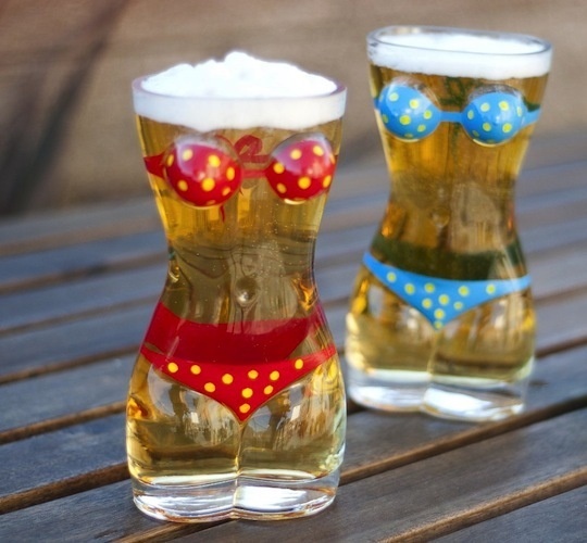 Lady Torso Bikini Beer Mug #gadget
