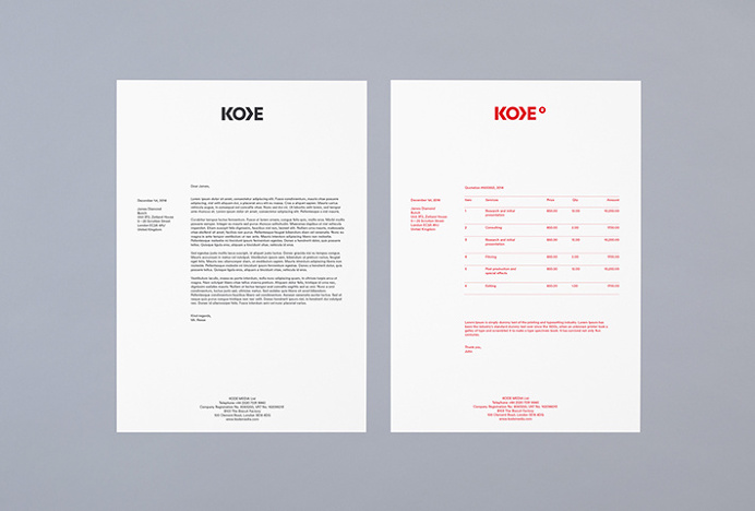 Kode by Bunch and Sebazzo #brand design #stationery