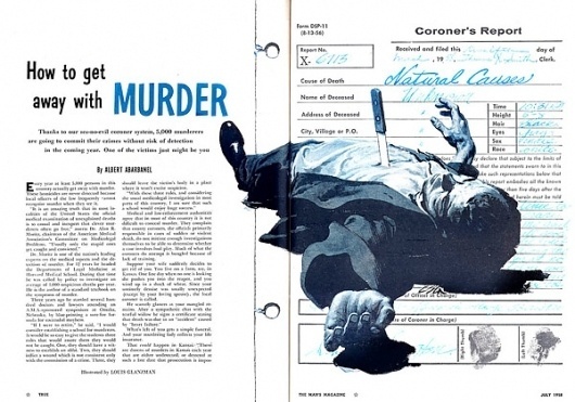 Google Reader (225) #murder #illustration #louis #glanzman