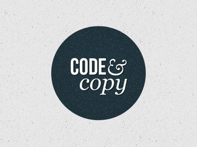 Dribbble - Code and Copy by Jessie Wyatt #simple #logo