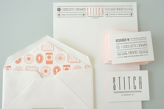 Looks like good Graphic Design by Stitch #business #letterpress #set #identity #collateral #stationery