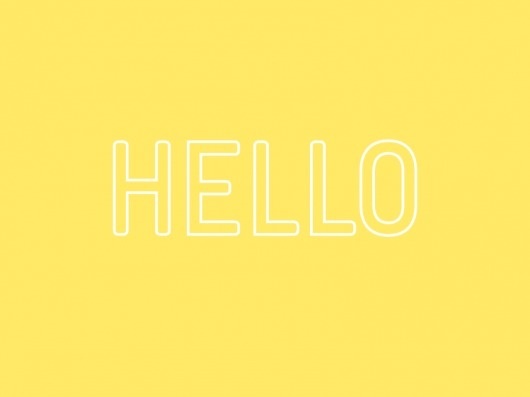 Hello Portland #type #print #hello