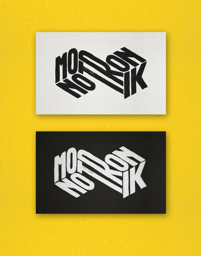 Logo for Monotronik, a House/Techno DJing and producing duo from Portugal.