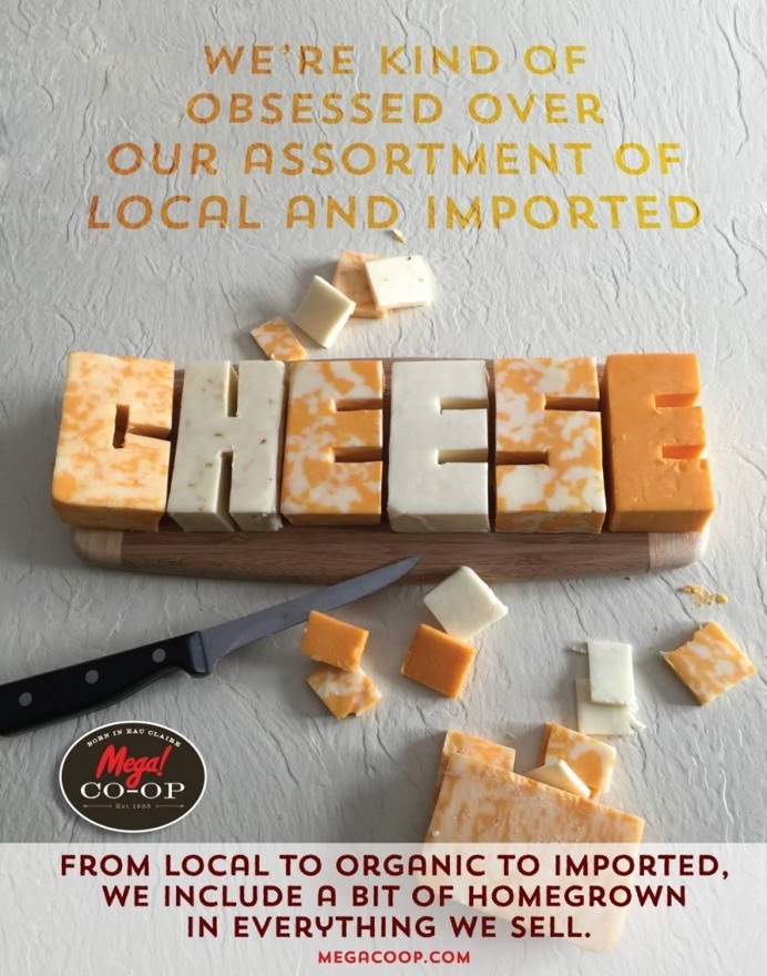 Using food as my writing instrument, I used food items to tell more story than with mere letters alone...
