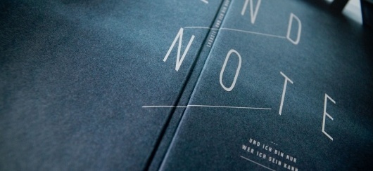 endnote / Raffael Stüken / Büro für Grafik Design #cover #art