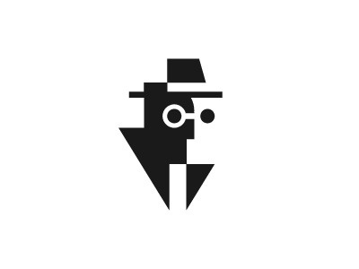 Searcher by Ivan Bobrov #mark #search #brand #symbol #identity #logo #man