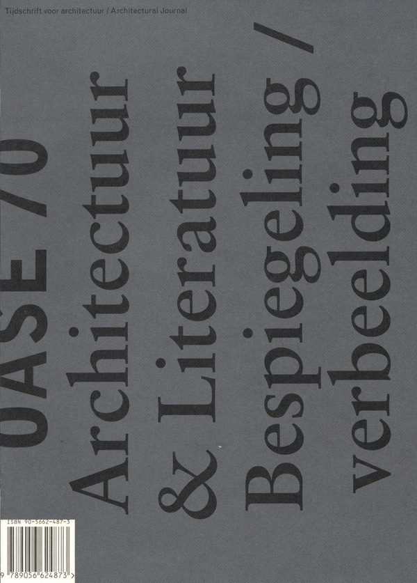 OASE 70 Architecture #architectuur #design #graphic #letters