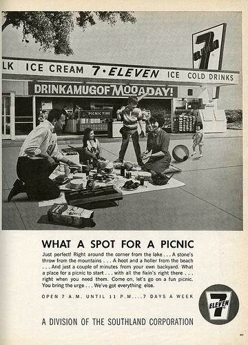 Vintage 7 Eleven Ad | Flickr - Photo Sharing! #corporate #advertisement #vintage