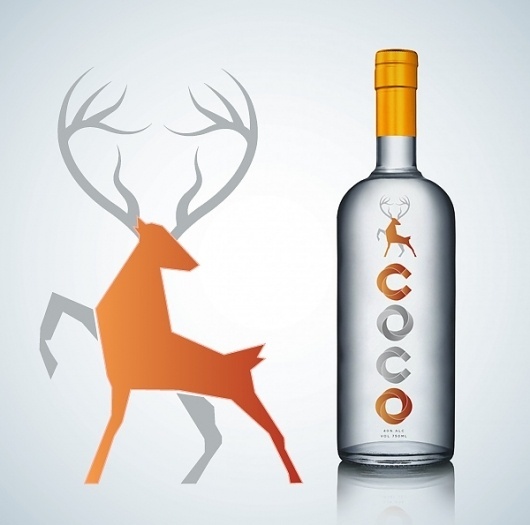 Coco Vodka on the Behance Network #logo #branding #typography