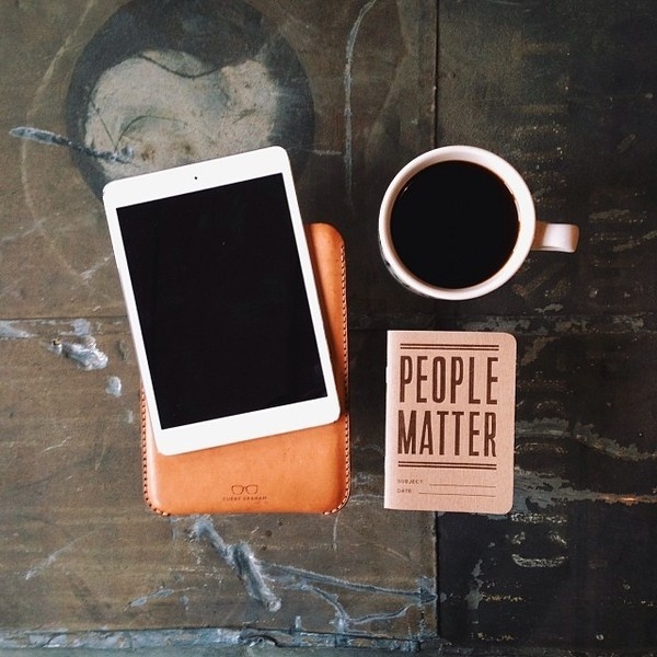 otes #phone #notes #leather #coffee #sketch