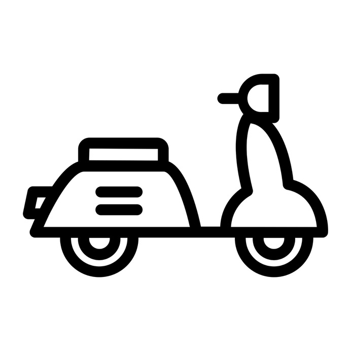 See more icon inspiration related to scooter, vespa, motorcycle, motorbike, transportation and transport on Flaticon.