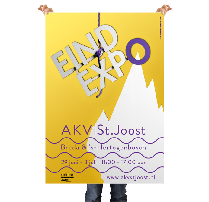 poster, AKV|stjoost, graduation show Je Favoriete Ontwerpers, www.jefavorieteontwerpers.nl