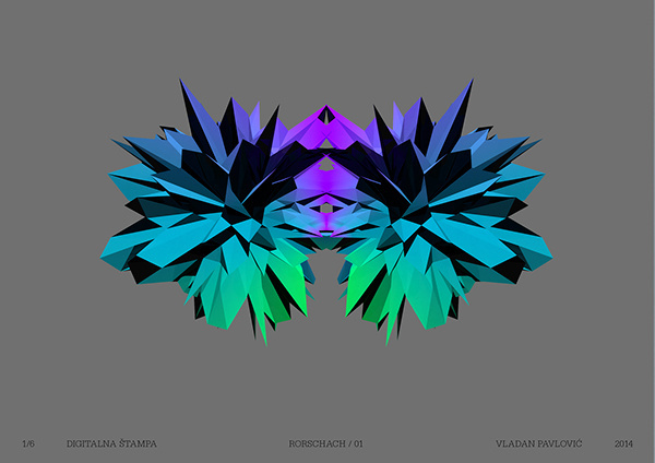 RORSCHACH on Behance by Vladan Pavlović #RORSCHACH #digital #RORSCHACH #digital