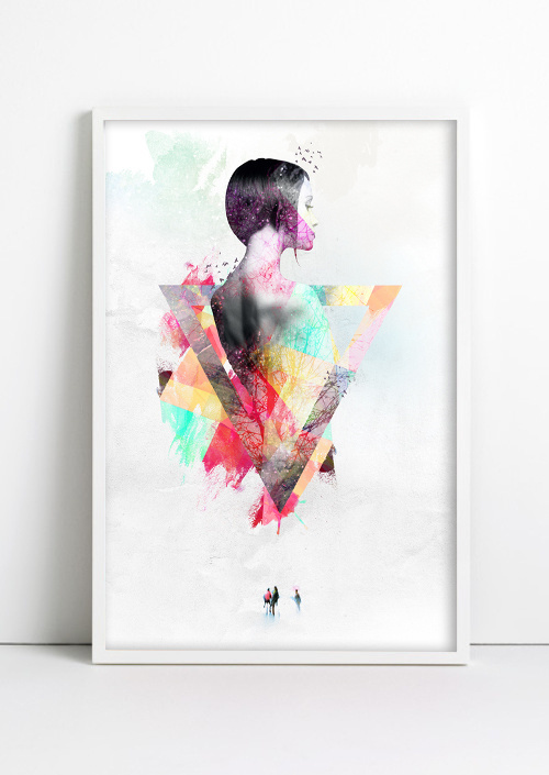 woman the great #woman #artwork #wall #poster #brush