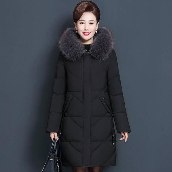 Plus Size 7XL 8XL Womens Winter Jackets Hooded Mom Overcoat Thick Parkas Cotton Female Jacket Winter Coats Warm Long Parka