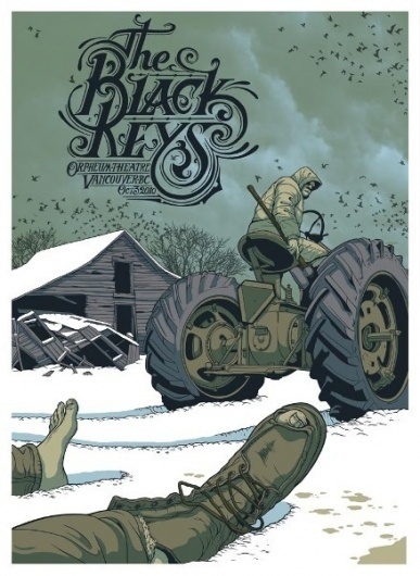 GigPosters.com - Black Keys, The #illustration #gig #poster