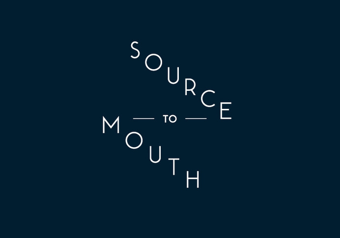 Source to mouth logo #water #adventure #map #vintage #logo #compass #blue #nautical