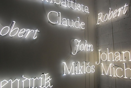 We Love Typography #neon #light #typography