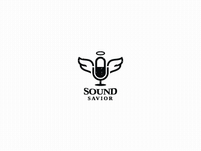 Dribbble - Sound Saviour(WIP) by bas #type #sound #wings #logo