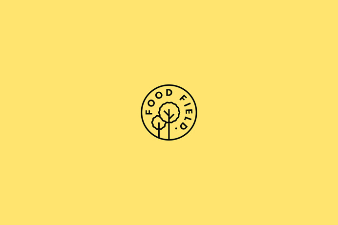 The Food Field store branding corporate design san pedro mexico by parametro studio business card minimal beautiful organic eat shop station