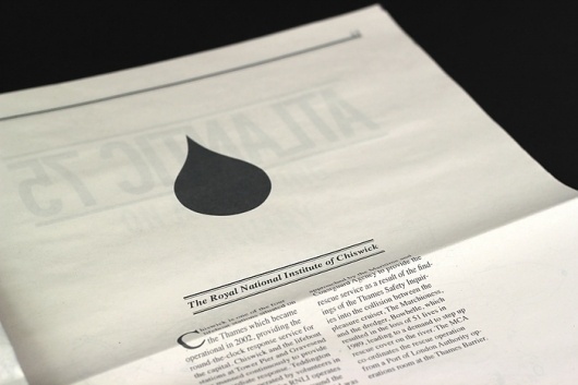 Richard MacVicar - RNLI #crown #lifeboat #newspaperclub #print #design #newspaper #royal #sea #anchor #typography
