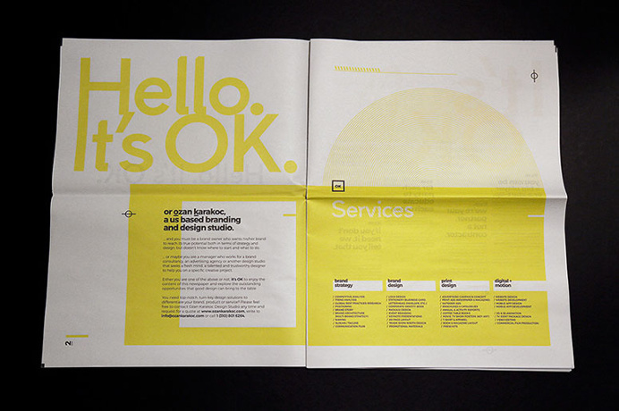 It's OK Portfolio Newspaper