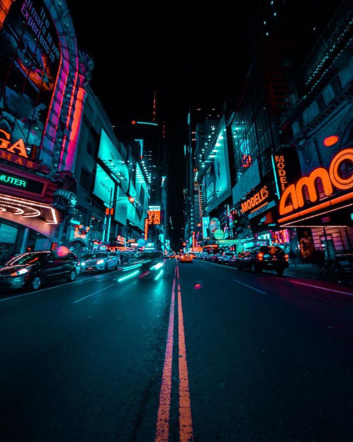 Urban Night Photography in New York City by Charles Ivan Ong