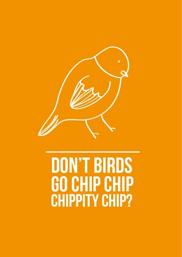 Zoom Photo #chip #orange #bebas #bird #birds #poster #cute #type