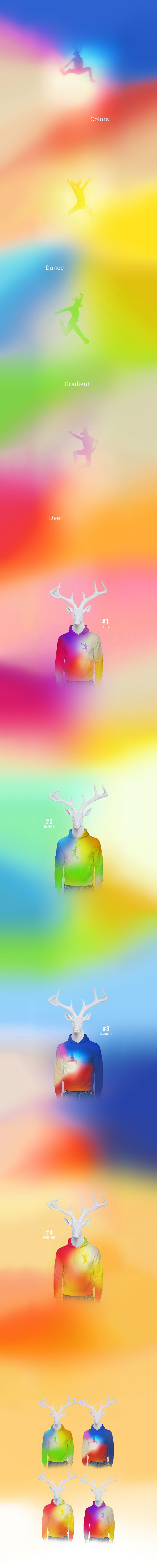 Psychedelic Deer Art Direction, Fashion, Illustration