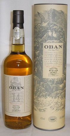 Single Malt Scotch Whiskey ~ Oban Distillery in Argyll has been distilling for over 200 years. They are one of the oldest licensed distilleries in Scotland.