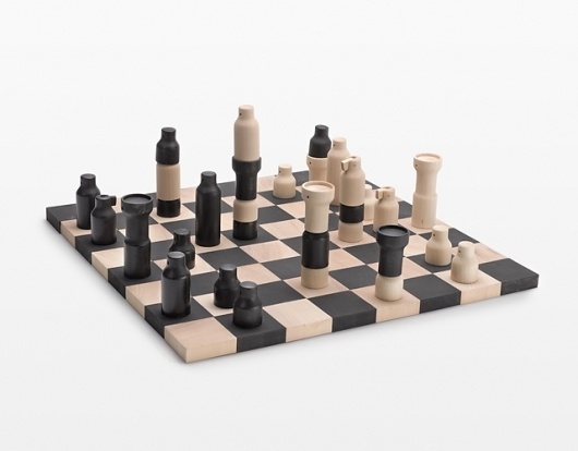 Democratic Chess - trattoria utopia 2011 - COLLECTION - POSTFOSSIL #chess #democratic #board #design #wood