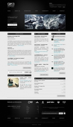 Design Inspiration / slashTHREE IV on the Behance Network #vxvfvfxv