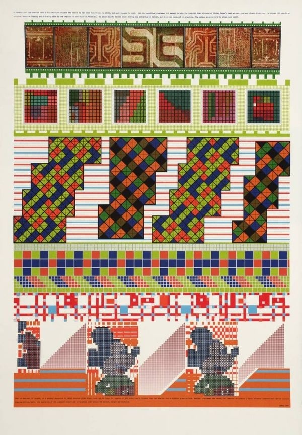 "A formula that can shatter into a million glass bullets" (Sir Eduardo Paolozzi, 1967) #pattern #geometry #pop #color #1960s #poster #art