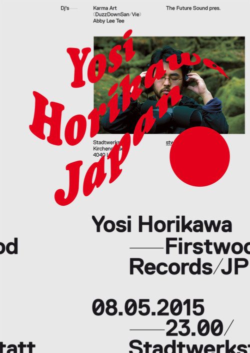 The Future Sound Yosi Horikawa Poster by Wolfgang Ortner os-austria.com