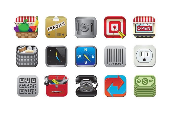 icons #rounded #app #set