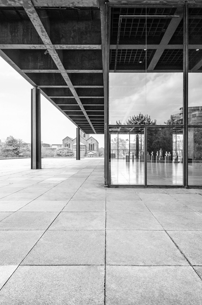 Neue Nationalgalerie by Ludwig Mies van der Rohe