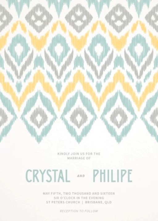 This will surely brighten up your day #wedding #design #weddinginvitations #weddinginspiration #pattern #paperlust #paper