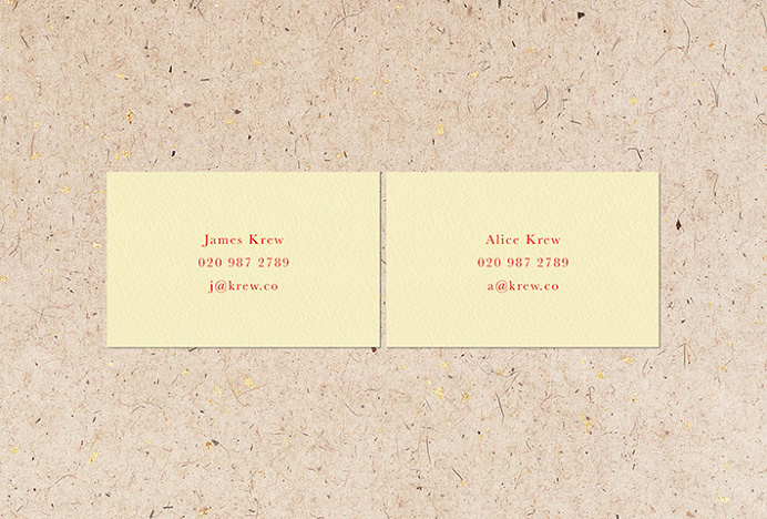 Krew by Family #business cards #branding