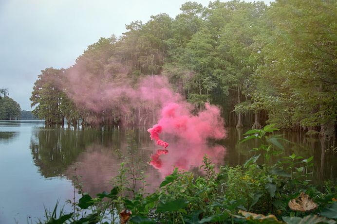 Colorful Smoke in European Landscapes