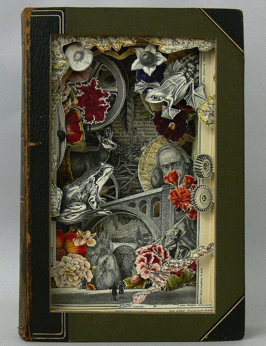 CJWHO ™ (Book Art by Alexander Korzer Robinson Alexander...) #korzer #design #books #robinson #illustration #alexander #art #clever