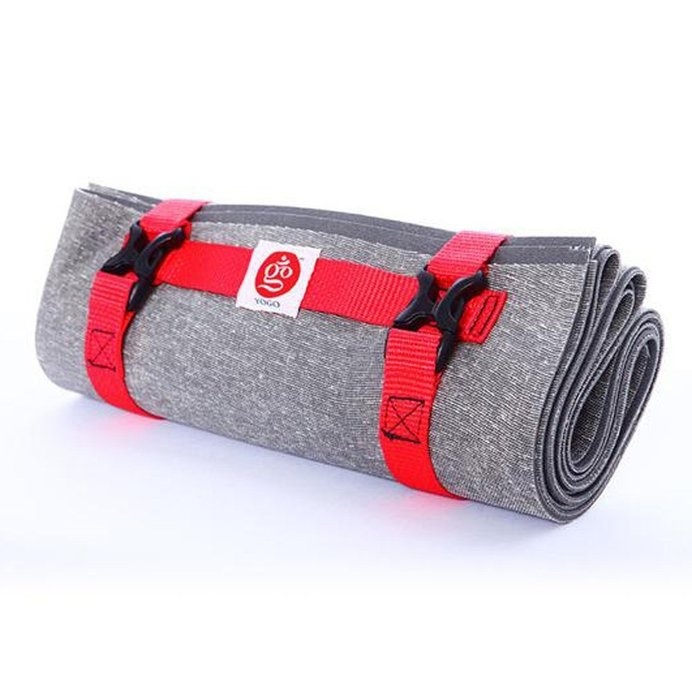 Your yoga mat surface stays clean with this foldable design. #design #product #product design #industrial design #yoga mat #yoga #portable #