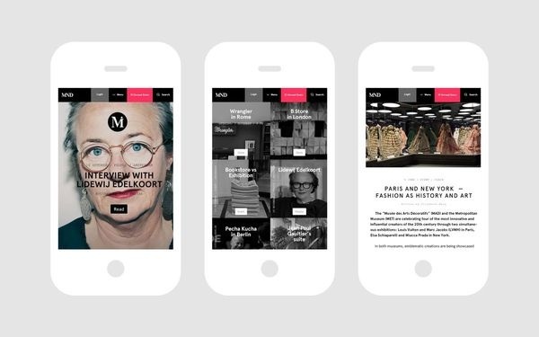 ALU Mind — Mobile. Design by Sans Colour. #iphone #web
