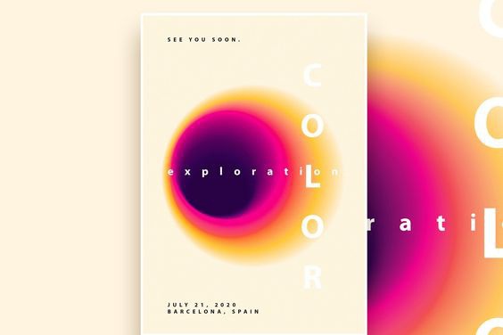 Color Exploration Poster Templates , #Affiliate, #text#existing#wording#blurred #Ad