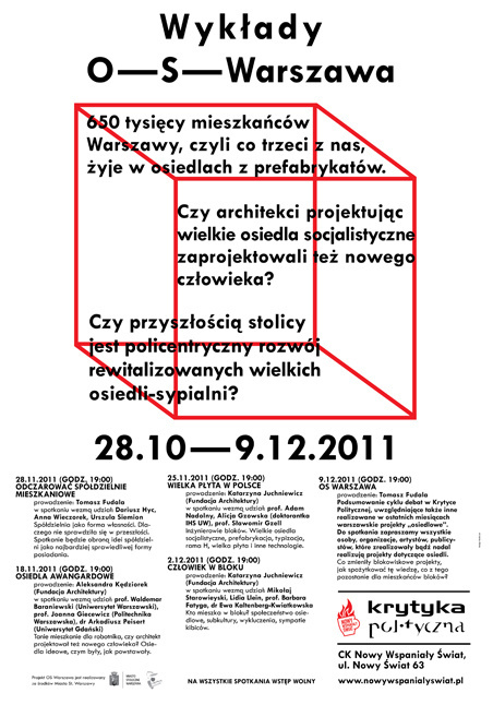 O S Warszawa #design #poster