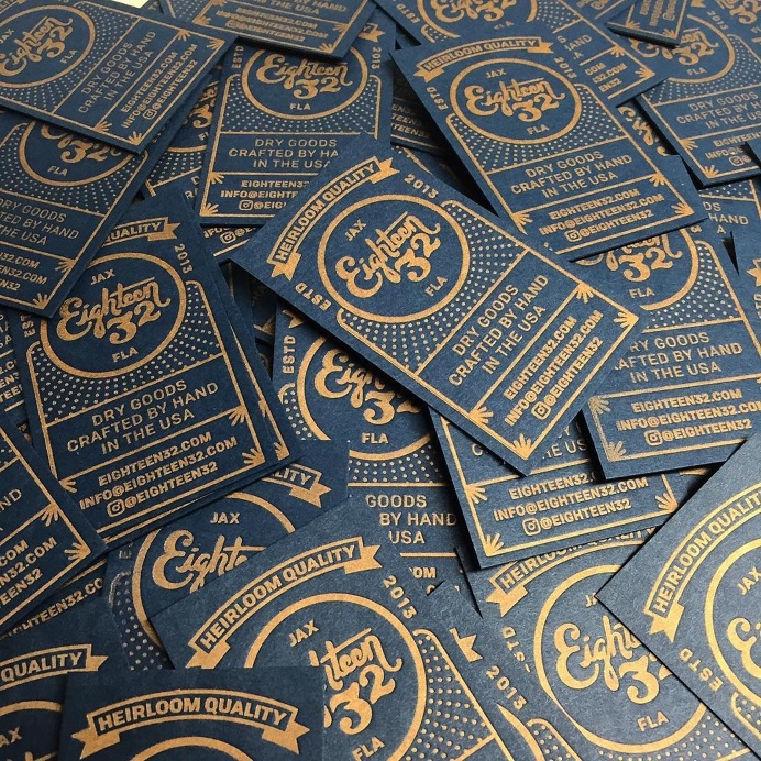 Eighteen32 #letterpress #businesscard